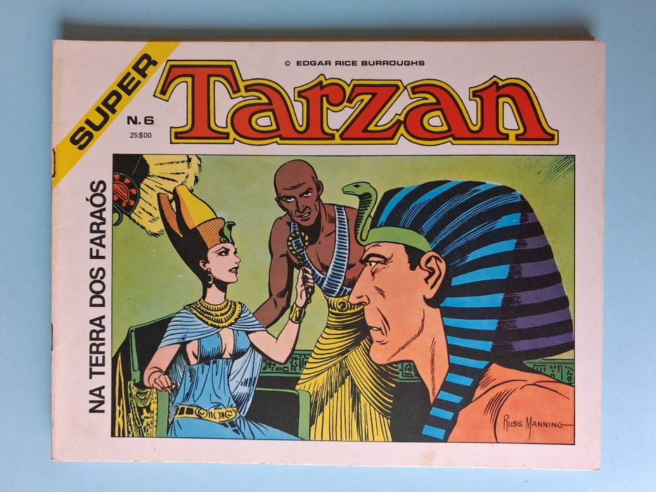 TARZAN [Super] coleção 7 volumes + Álbum Tarzan "O Berço dos Deuses" (1977)