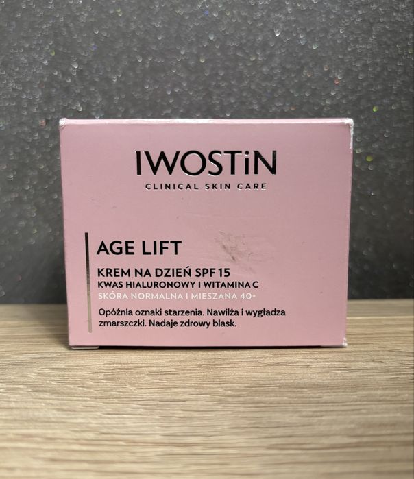 Iwostin Age Lift 40+ krem na dzień, skóra normalna i mieszana SPF 15, 50 ml