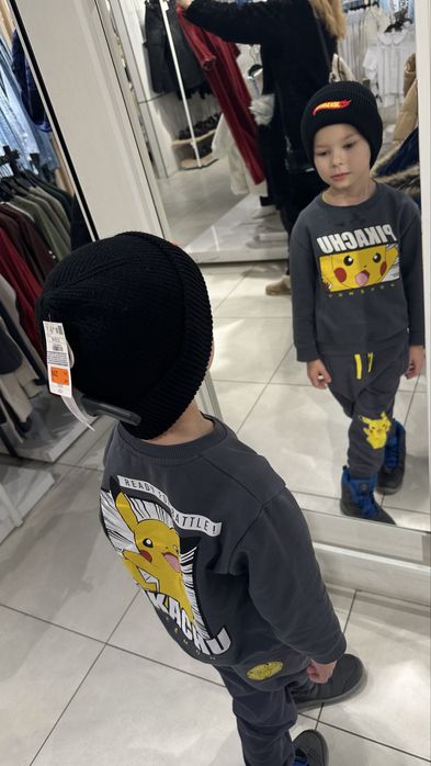 Продам дитячий спортивний костюм Смік та піжаму Pikachu 116р Пікачу Waikikki