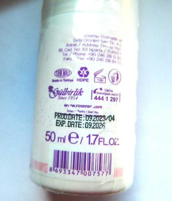 Rosense, różany dezodorant w kulce  50ml