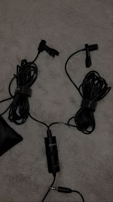 BOYA BY-M1DM - podwójny mikrofon krawatowy