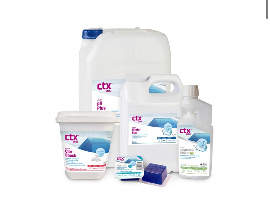 Produtos tratamento piscina