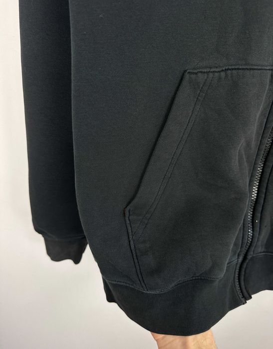 Bluza rozpinana z kapturem NIKE zip hoodie męska czarna boxy r. M