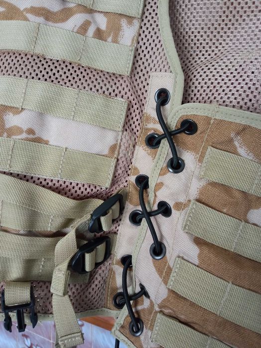 Colete táctico molle militar Exército Britânico para airsoft ou caça