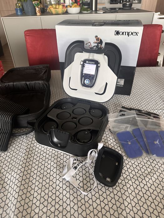 Compex SP 8.0 Wireless (Topo de Gama) – Impecável + Acessórios