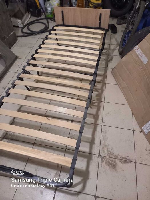 Раскладушка с ортопедическим матрасом