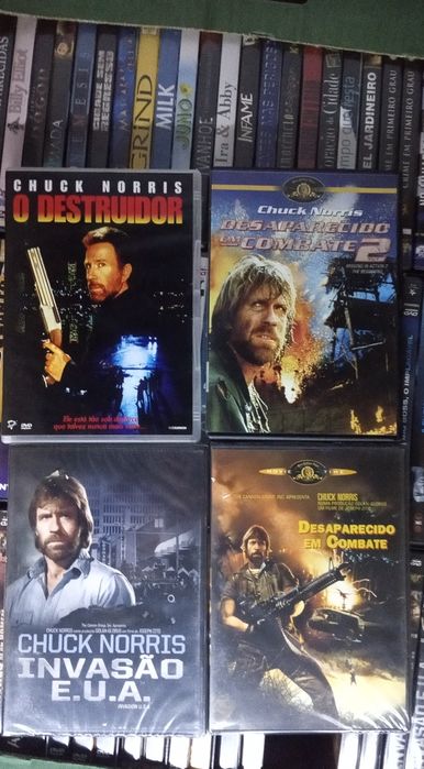 Chuck, Seagal terror, marciais. Outros títulos disponíveis