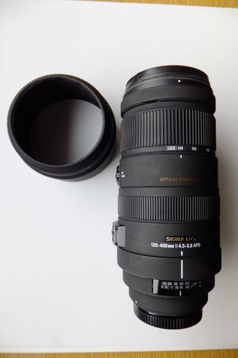 sigma 120-400/4,5-5,6 apo dg os hsm - obiektyw,bagnet canon