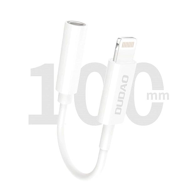 Dudao adapter audio przejściówka do słuchawek z Lightning na mini jack