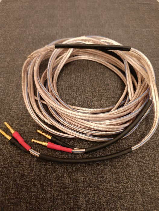 Kable głośnikowe Oehlbah SREBRO 2 x 4 m grubości 2 x 2,5 mm SUPER