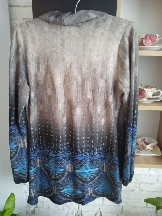 Pół golf damski z długim rękawem