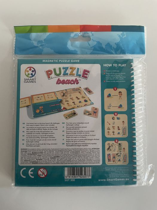 Jogo magnético puzzle beach - NOVO