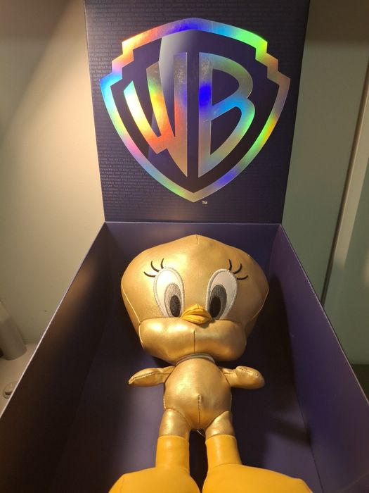 Peluche de Coleção Piu-Piu (Tweety) - Edição Comemorativa do 100.º Aniversário da Warner Bros( colecionadores ou Brinquedo de criança)