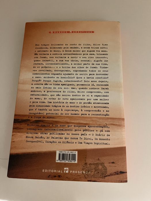 Livro “Uma Promessa para toda a vida” Nicholas Sparks