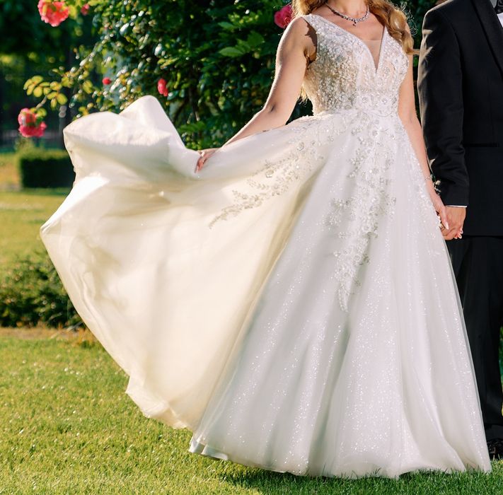 Suknia ślubna w stylu księżniczki