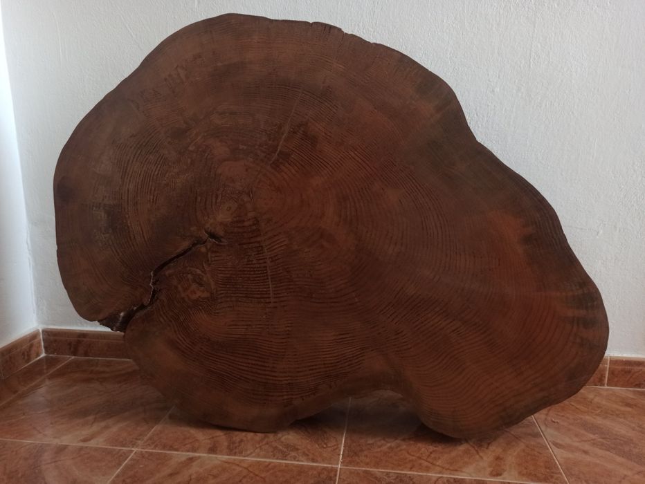 Bolacha/ rodela madeira pinho.
