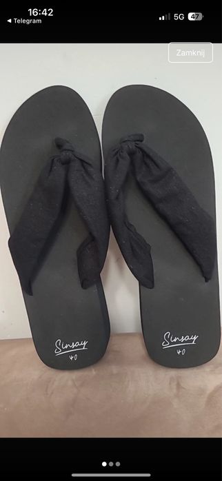 Klapki damskie Sinsay Japonki