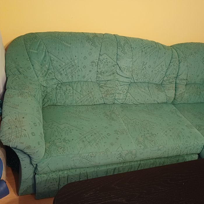 Duży narożnik kolor zielony