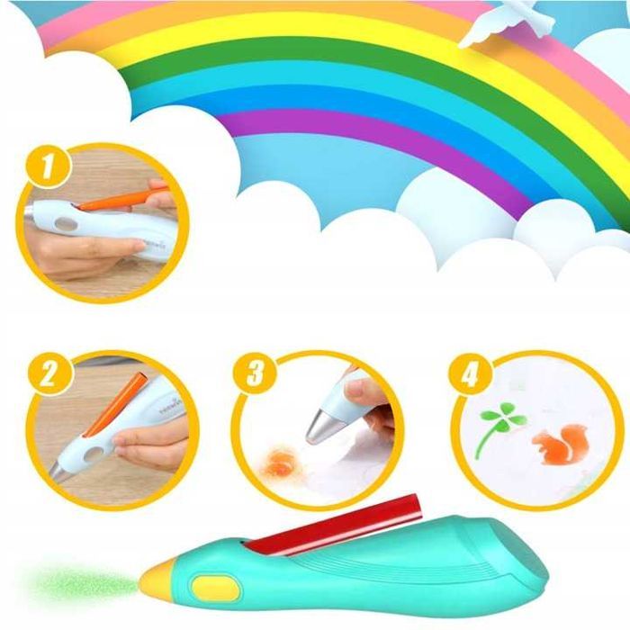 MARKER do malowania airbrush mazak do malowania dla dzieci Powystawowy