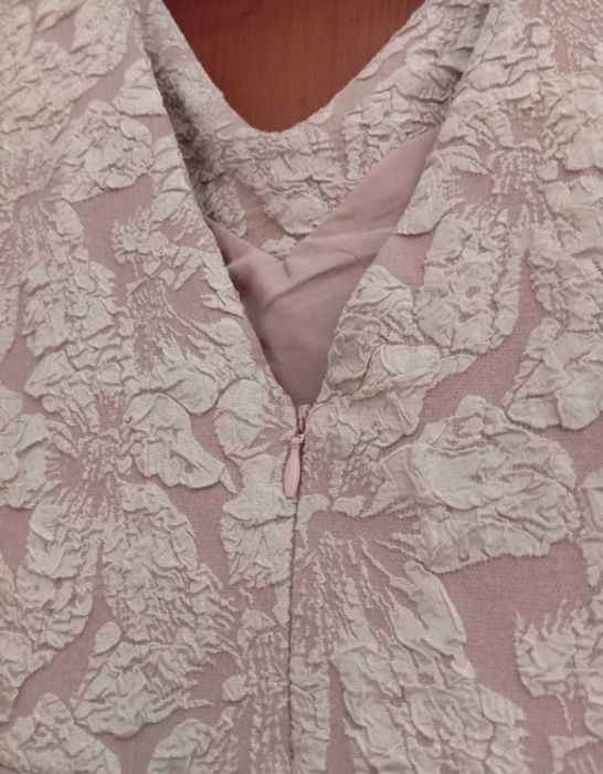 Vestido cerimónia estampado
