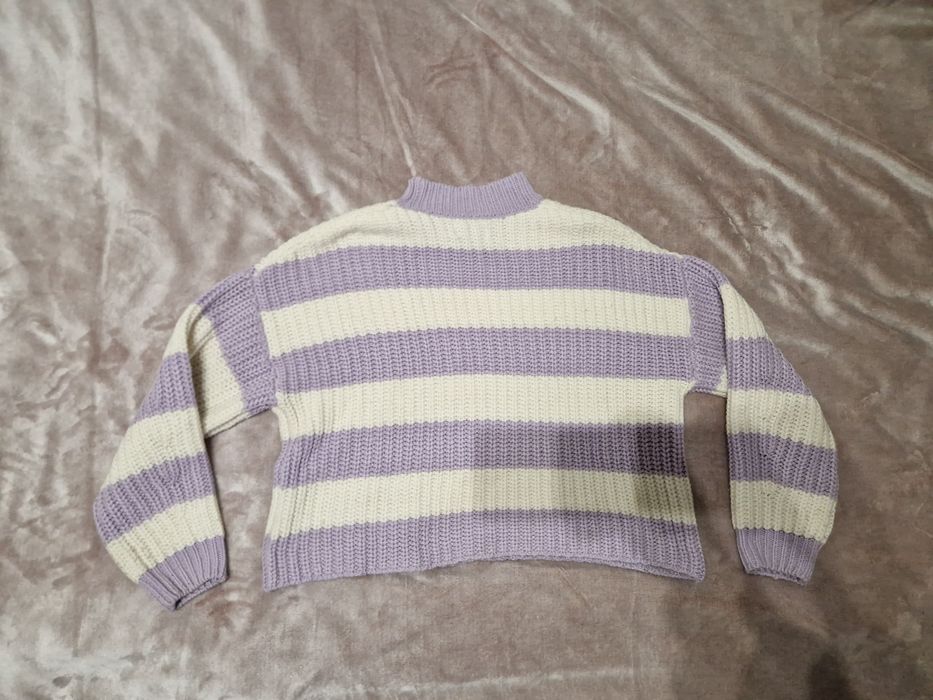 Sweterek w paski cropp