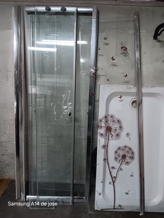 Base de duche e cabine 120x70