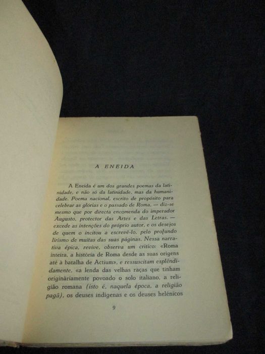 Livro A Eneida de Virgílio Contada às Crianças e ao Povo João Barros