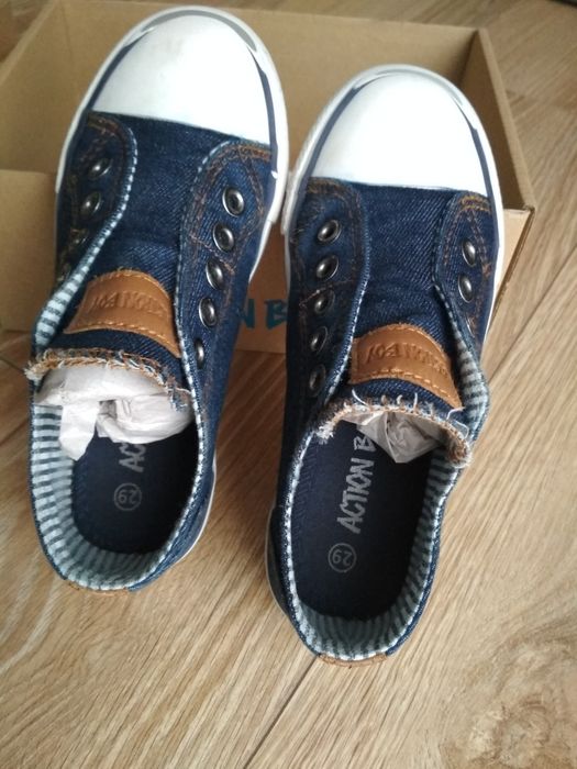 Jak Nowe Wsuwane trampki action boy rozm 29
