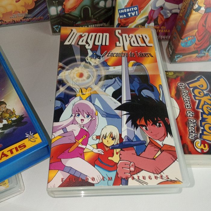 Cassetes VHS Dragons Ball Pokémon Yu-Gi-Oh !