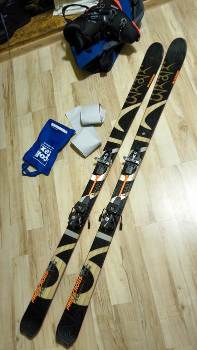 Narty skiturowe SKITURY Blizzard Free Cross 170cm +wiązania + foki