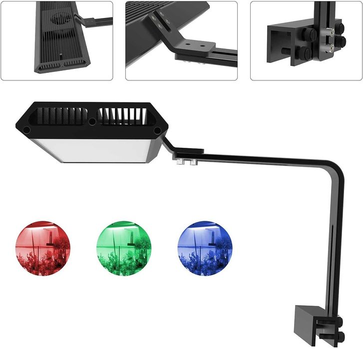 luzes led Chihiros RBG Vivid 2 Mini para aquários NOVO