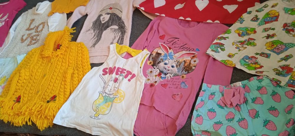 Великий пакет одягу дівчинка 4/5/6 років