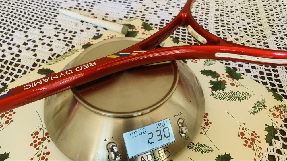 Komplet dwie rakiety squash - 230g i 223g