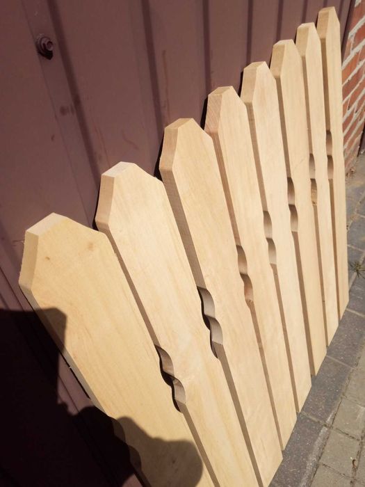 Sztachety olchowe modrzewiowe dembowe