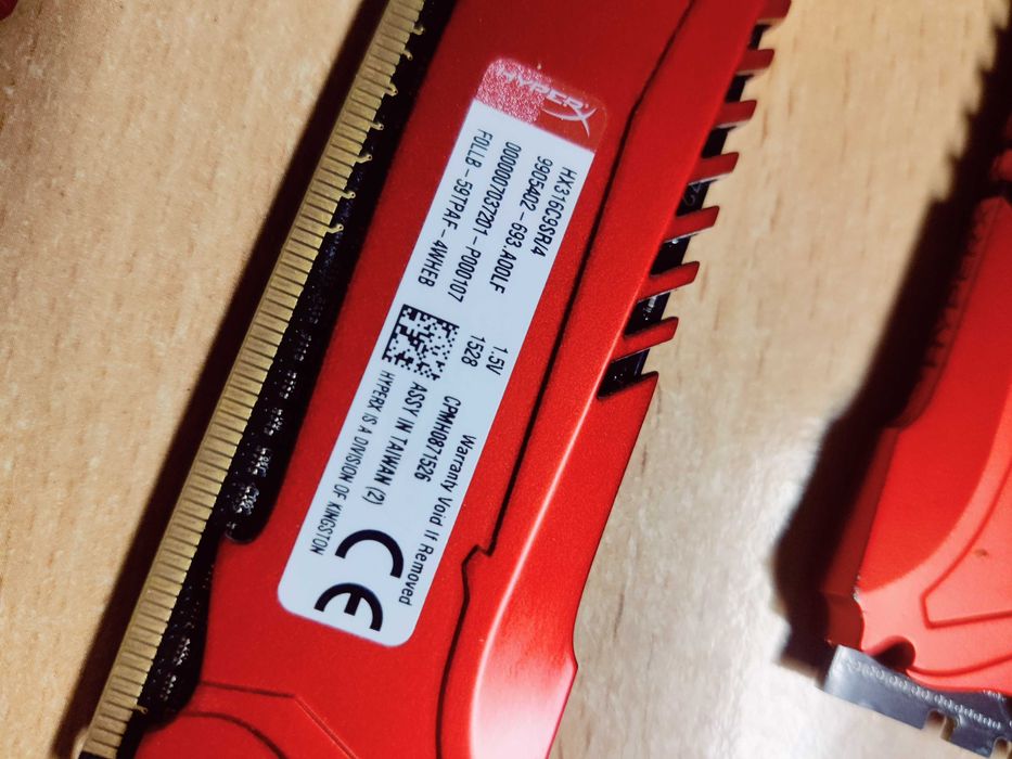 pamięć RAM DDR3 firmy Kingston HyperX  1600