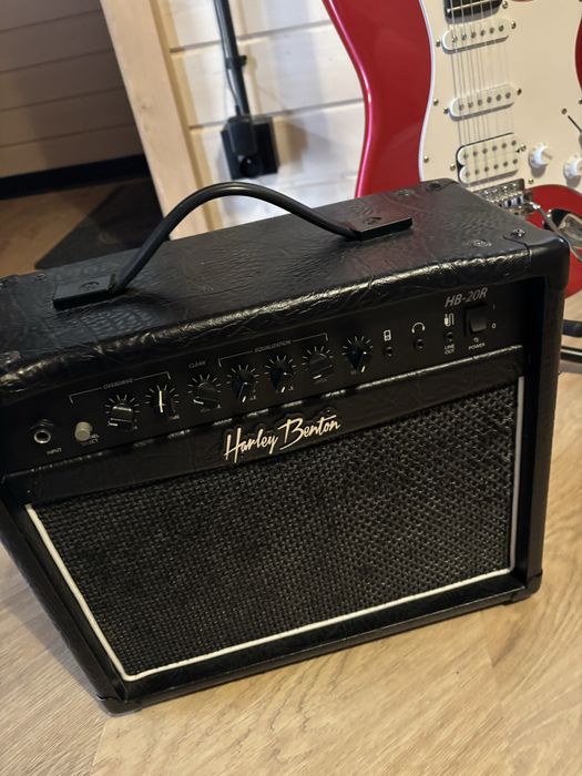Gitara Harley benton + wzmacniacz