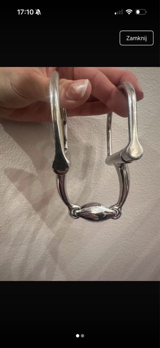 wędzidło anatomiczne D-ring 13,5
