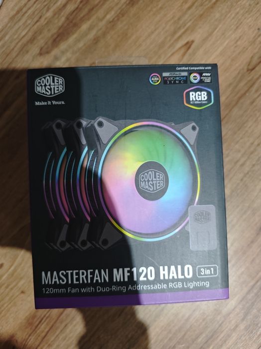 Вентилятор Cooler Master MasterFan MF120 Halo 3in1