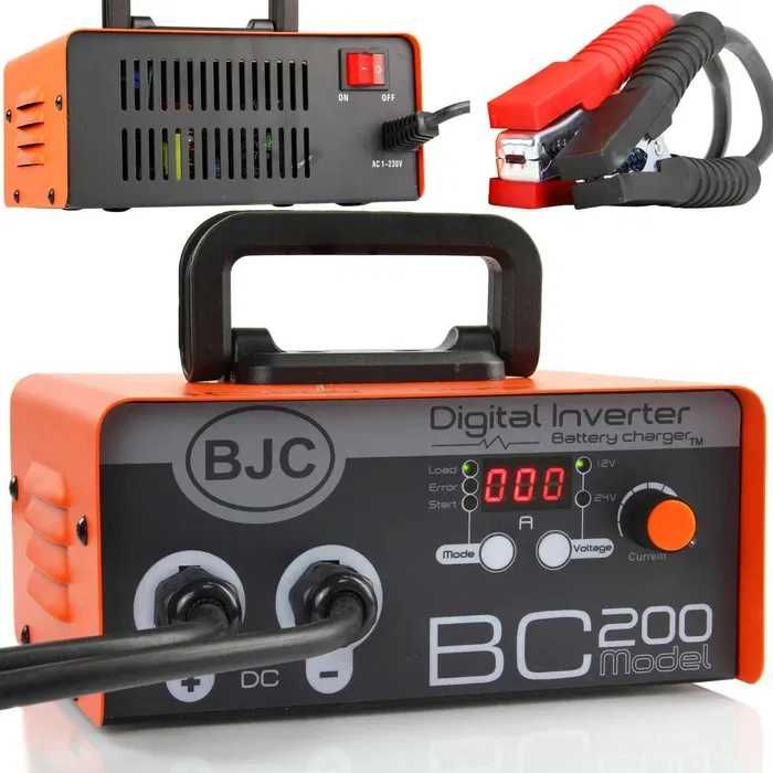 Prostownik inwertorowy z rozruchem Bc-200 12/24V