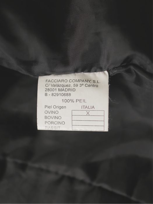 Кожаный пиджак италия