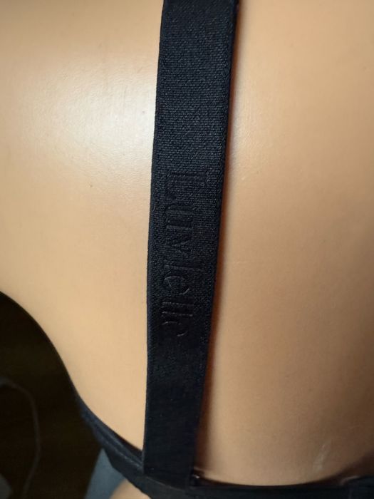 transparentny stanik czarny 85 D