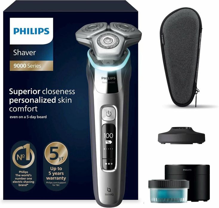 Бритва philips 9000 s9975, бритаа philips s9975, повний комплект