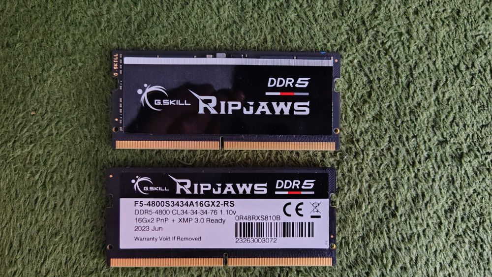 Pamięć ram laptop G.Skill Ripjaws DDR5 Sodimm 32gb 4800mhz CL34
