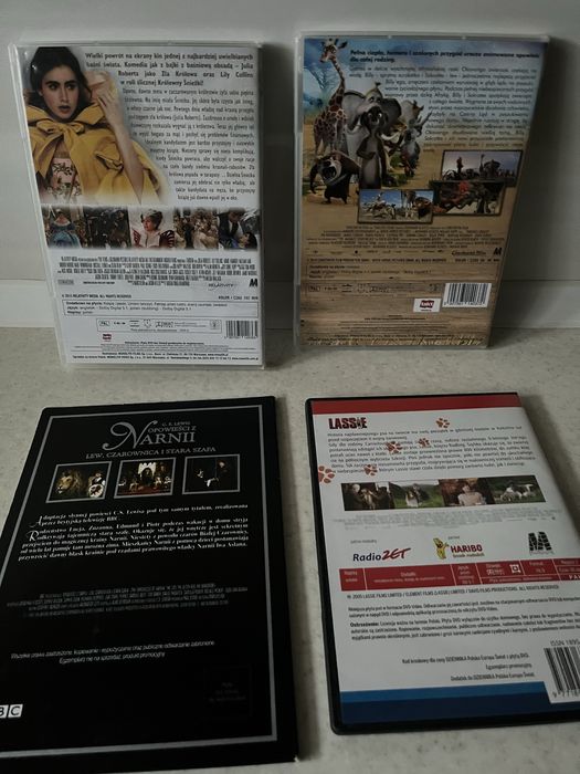 Filmy na dvd 4 szt