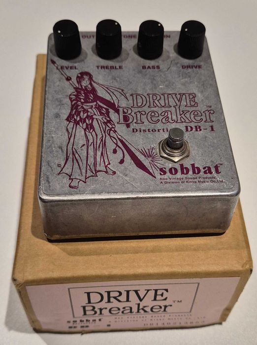 Pedal Distorção Sobbat DB-1 Drive Breaker - Como Novo (The Edge / U2)