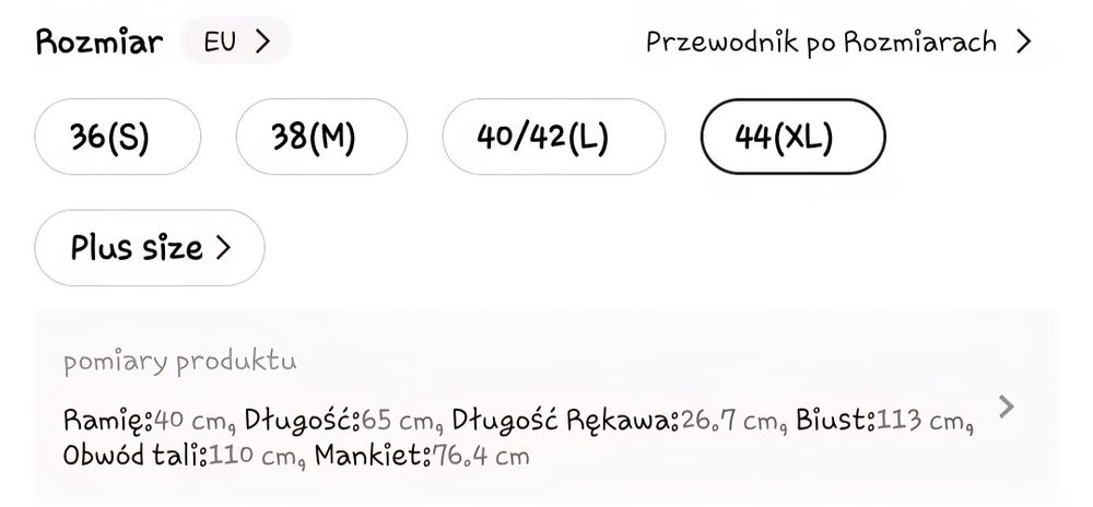 Bluzka damska Shein 44 Nowa