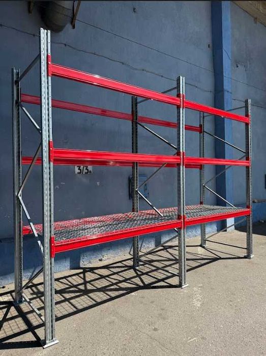 Regał paletowy magazynowy ROSSS 3400x1100x1825 mm Ocynk 3000 kg