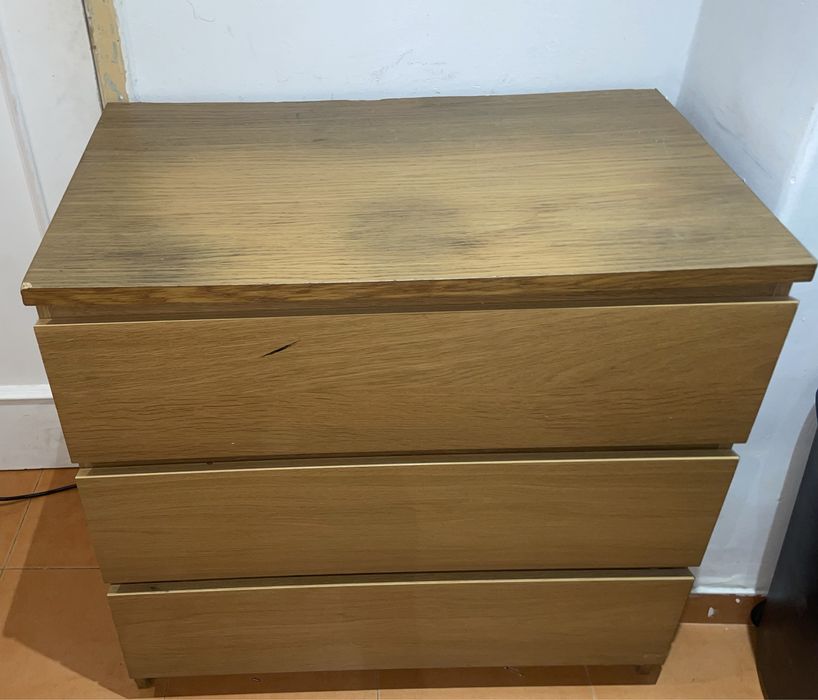 comoda com 3 gavetas