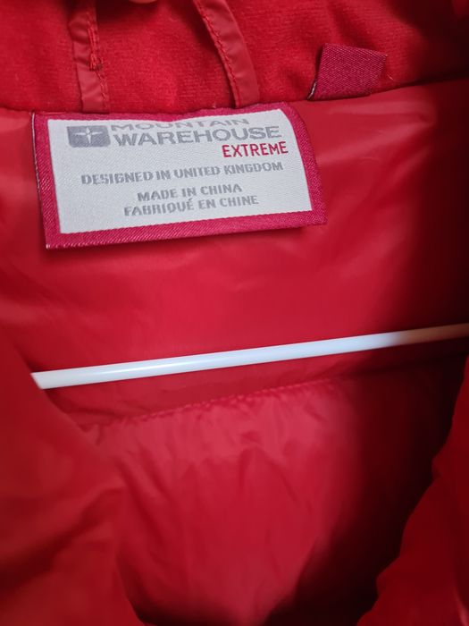 Mountain Warehouse Kurtka Puchowa cuin 600 Puch Kaczy Czerwona roz M