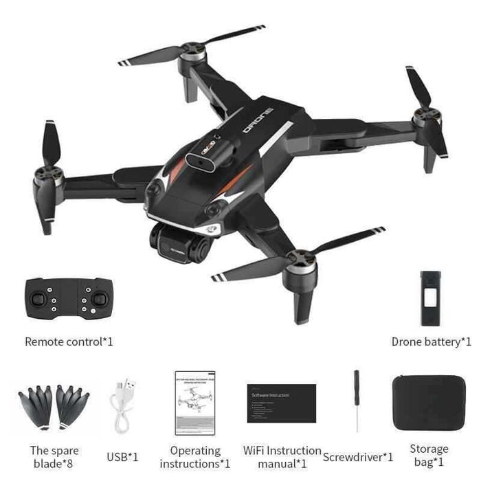 Drone JJRC X25 GPS 8K Dual Câmara – Com 2 Baterias (Novo)